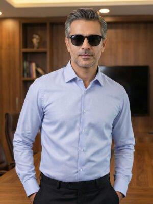Blue Self, Cutaway Collar, Premium Edition, Men’s Formal Shirt (FS-2890)