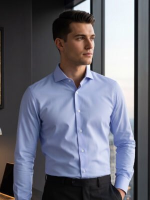 Sky Blue, Cutaway Collar, Classic Edition, Formal Shirt (FS-3053)