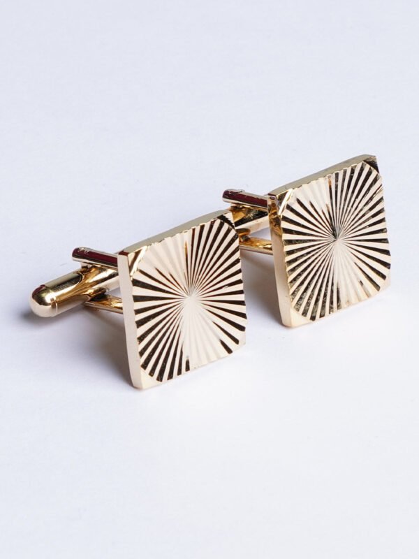 GoldSquareTexturedCufflinks_CUFFLINKS-480_-1.jpg Gold Square Textured Cufflink (CUFFLINK-480)