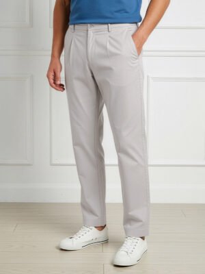 Cream Stretch Trouser (LT-55)
