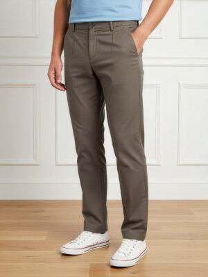 Dark Brown Stretch Trouser (LT-57)