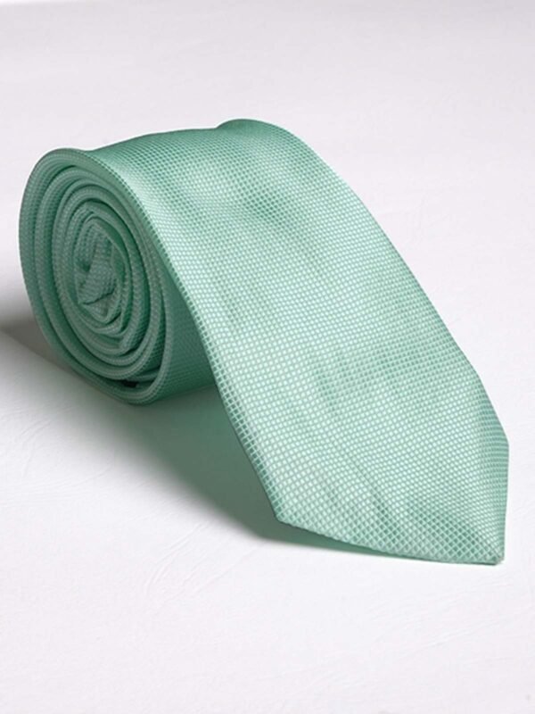 Light Green Soft Look Plain Tie (Tie-677)