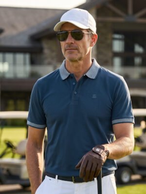 Poseidon Jacquard  Polo T-Shirt (POLO-1191)