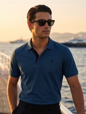 POLO1203-2.jpg Poseidon Half Sleeves Designer Polo T-Shirt (POLO-1203)