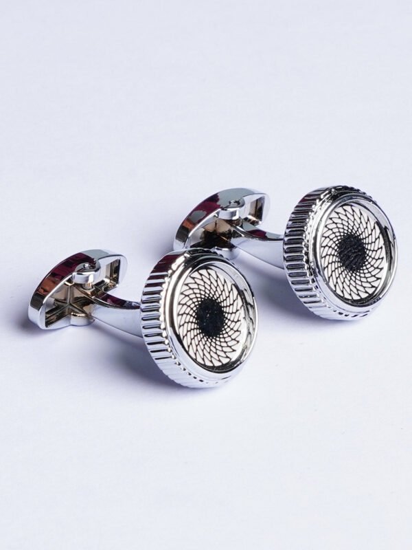 Round Dual Texture Cufflink (CUFFlINK-488)