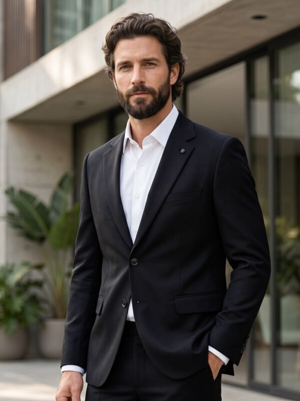 Black Two Piece Suit (SF-160)