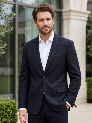 Dark Navy Two Piece Suit (SF-161)