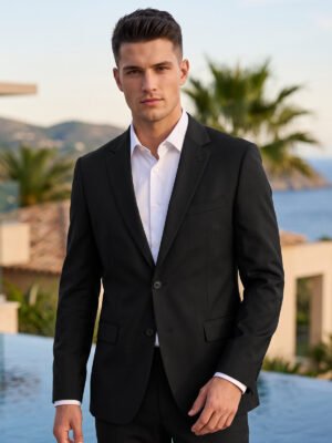 Black Two Piece Suit (SF-164)