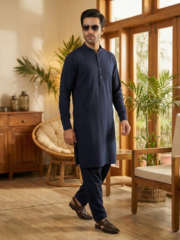 SK650-1.jpg Navy Blue Designer Kurta Shalwar (SK-650)