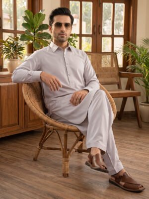 Peach  Designer Shalwar Kameez (SK-720)