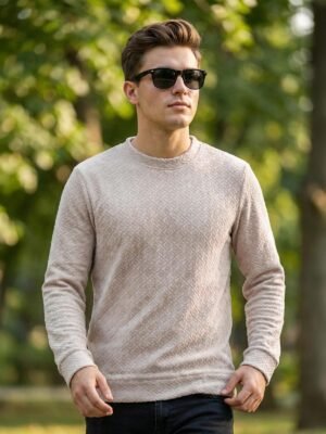 Fawn Men’s Fleece Sweat Shirt (SSPF-010)