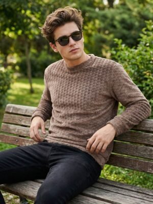 Camel Men’s Fleece Sweat Shirt (SSPF-013)