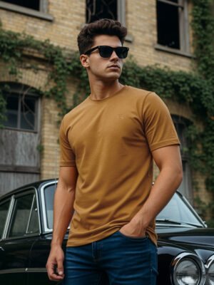Mustard Basic T-Shirt (TEE-396)