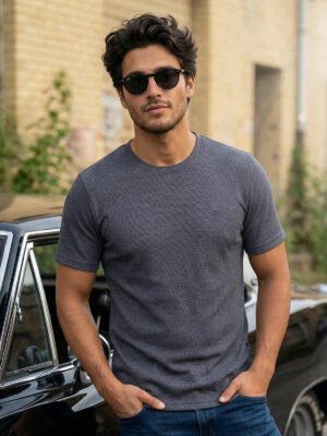 Charcoal Basic T-Shirt (TEE-431)