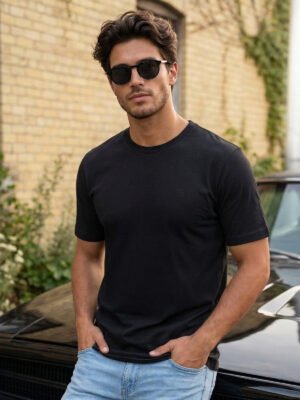 Black Basic T-Shirt (TEE-434)