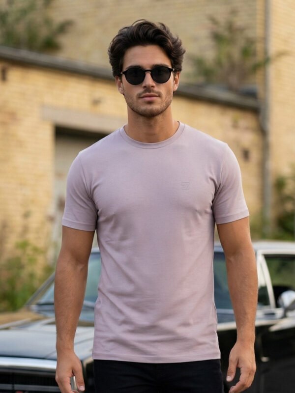 Beige Basic T-Shirt (TEE-438)