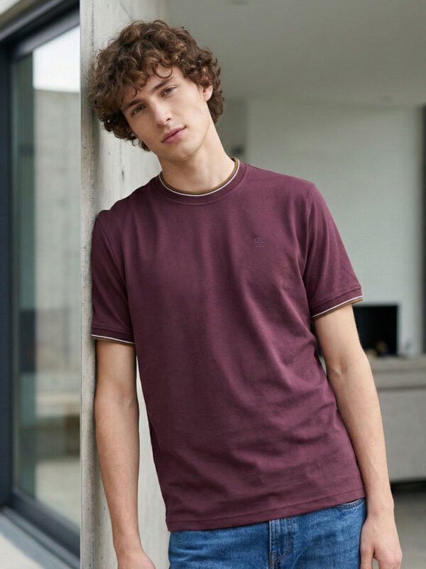 Maroon Basic T-Shirt (TEE-441)