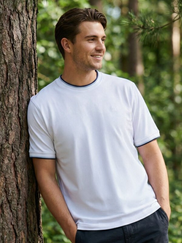 White Basic T-Shirt (TEE-444)