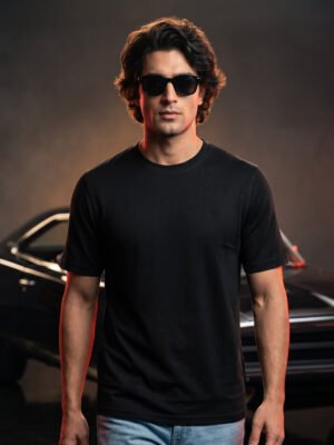 Black Basic T-Shirt (TEE-472)