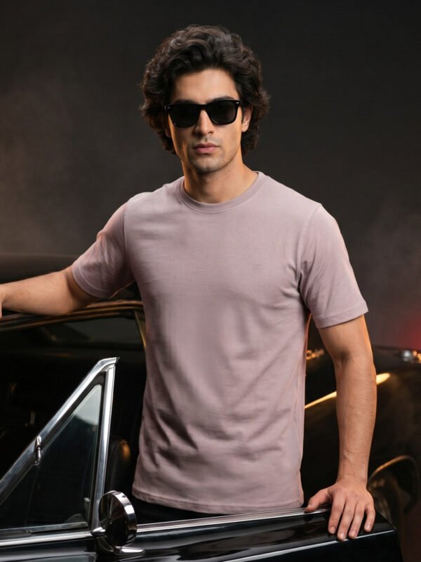 Beige Basic T-Shirt (TEE-476)