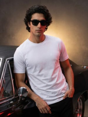 White Basic T-Shirt (TEE-494)