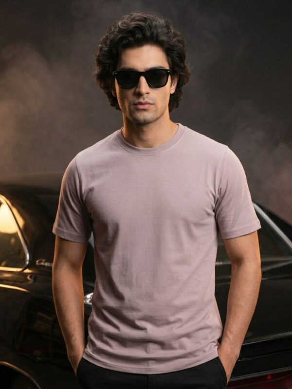 Beige Basic T-Shirt (TEE-499)