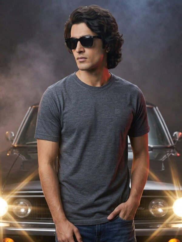 Charcoal Basic T-Shirt (TEE-501)
