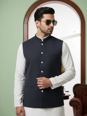 Charcoal Waist Coat (WC-182)