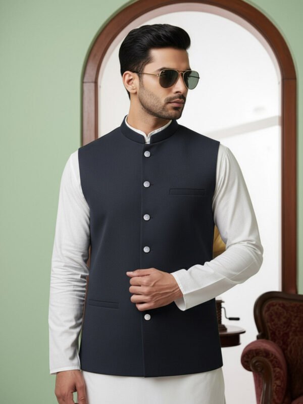 Charcoal Waist Coat (WC-182)