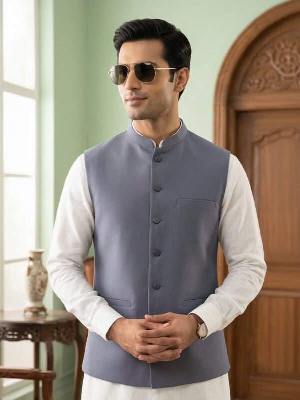Grey Waist Coat (WC-193)