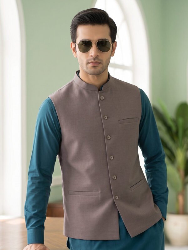 Beige Waist Coat (WC-217)