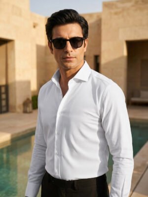 White Plain, Elite Edition, Cutaway Collar Men’s Formal Shirt (FS-2801)